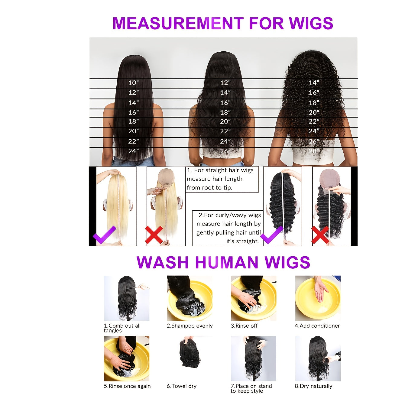 Brazilian Remy Human Hair Wigs - 13x4 Body Wave Lace Front Wigs for Women - Natural Looking and Long-Lasting Hair Replacement