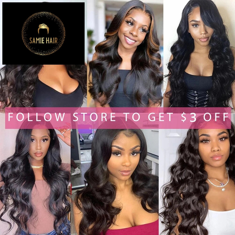 Body Wave Bundles With Closure Brazilian Hair Weave Bundles With Closure Frontal Human Hair Bundles With 4X4 5x5 Lace Closure