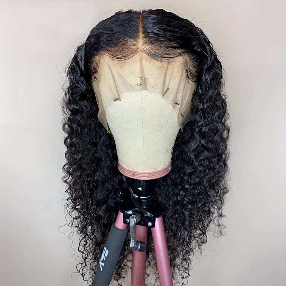 150% Density 13x4 Lace Front Human Hair Wig Water Wave Wig