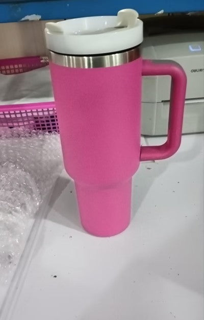 Valentines Day Gift Thermal Mug 40oz Straw Coffee Insulation Cup