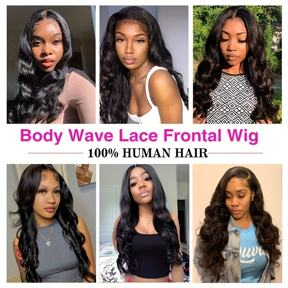 Brazilian Remy Human Hair Wigs - 13x4 Body Wave Lace Front Wigs for Women