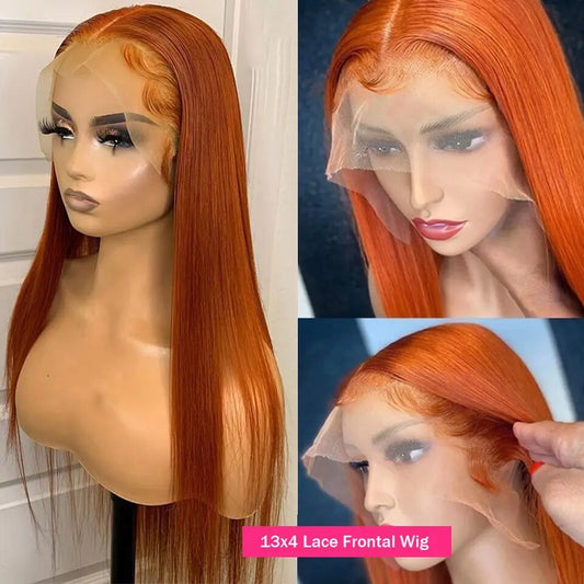 Ginger orange lace front